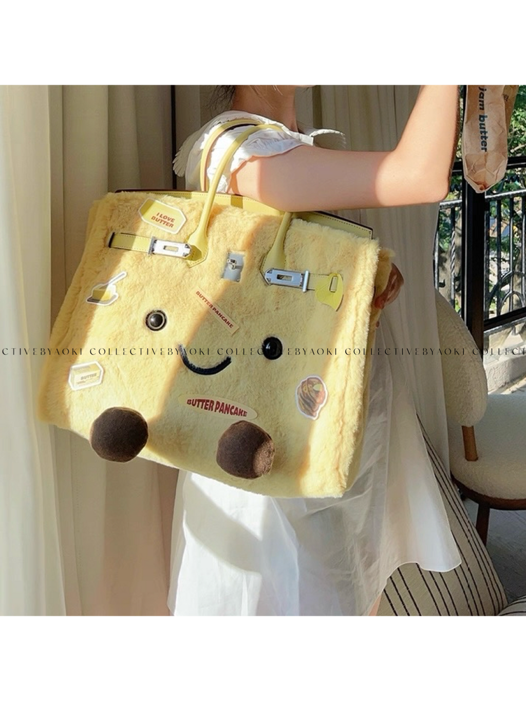 Travel with Fluffy — Butter Yellow