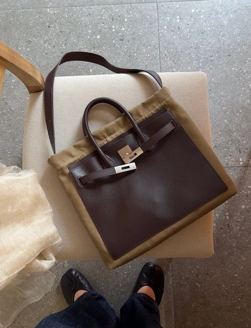 Market Buddy — Espresso Khaki