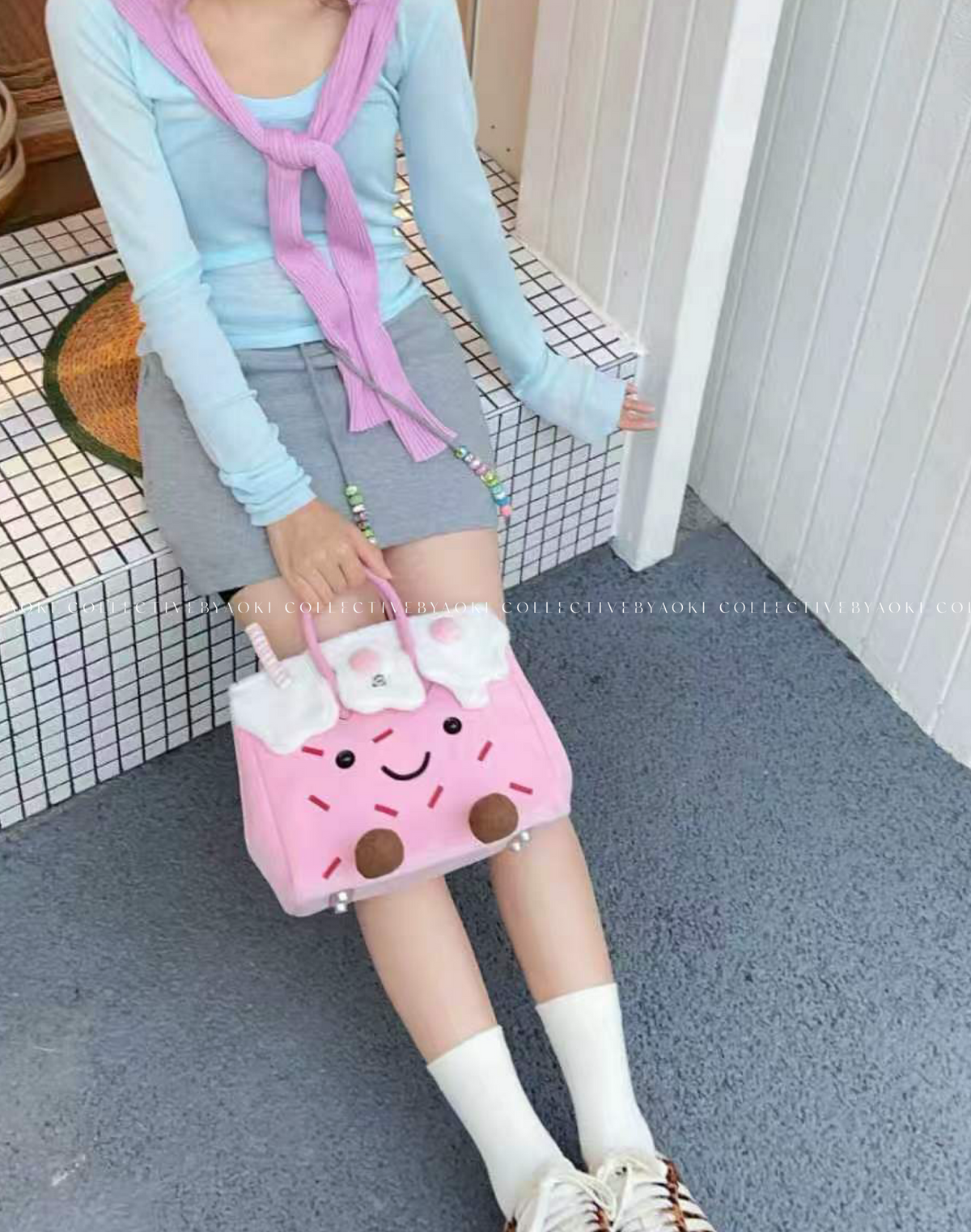 Little Miss Fluffy — นมปั่นสตรอว์เบอร์รี่
